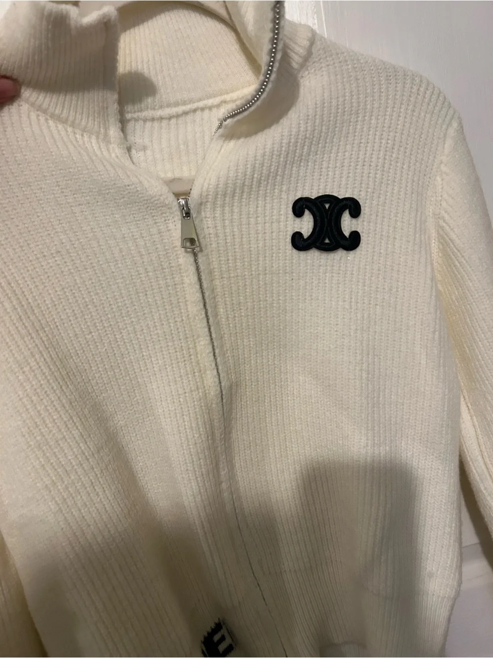 Celine zip up Sweater